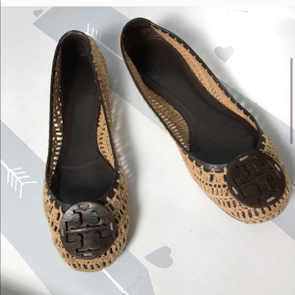 Tory Burch Rory crochet 🧶 ballet flats - Picture 6 of 10